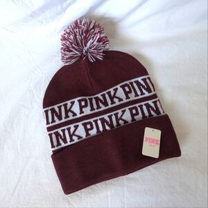 Victoria's Secret PINK winter pom pom beanie